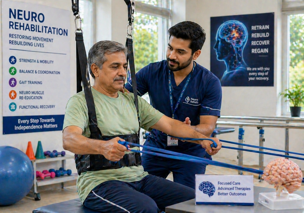 Neurological physiotherapy at Curolive Care Sarjapur